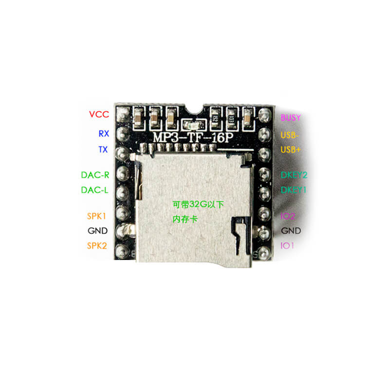 MP3-TF-16P提供串口的MP3？